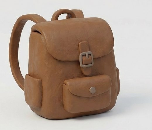 Le sac à dos marron de Mila