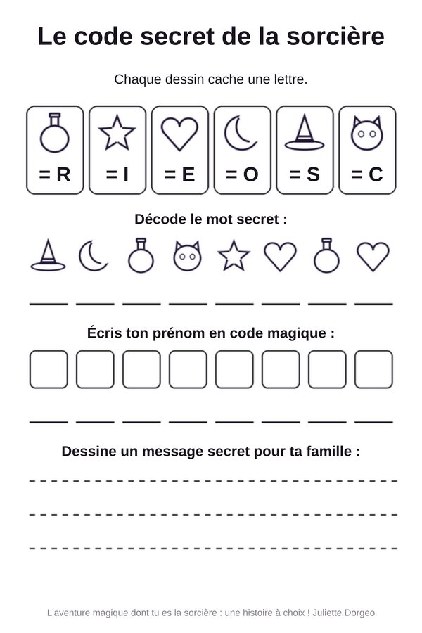 Le code secret de la sorcière